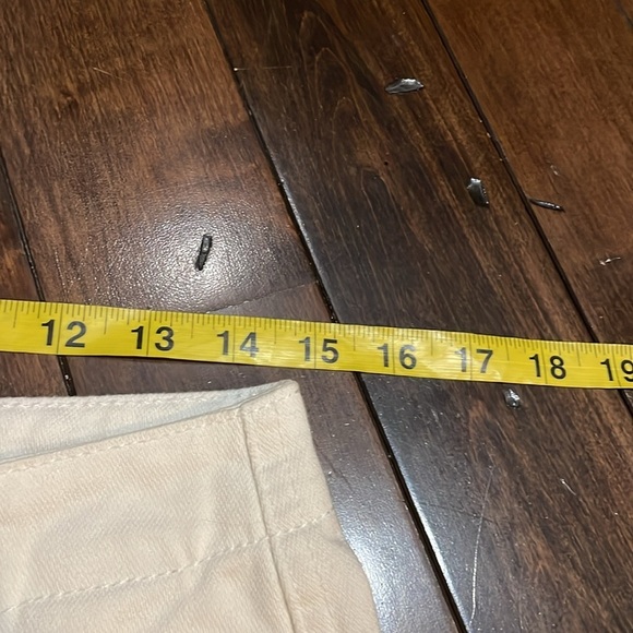 Universal Thread Boyfriend Cargo jeans Straight High rise Womens size 6 Cream - Picture 7 of 14